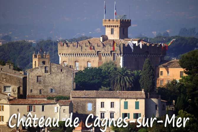 Grand Studio Tres Agreable Avec Bar, Cuisine Et Terrasse Cagnes-sur-Mer Exterior photo